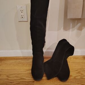Vince Camuto Black Over the Knee Boots